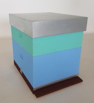 Kompletter Bienenstock mit 1 Brutraum und 1 Honigraum Langstroth